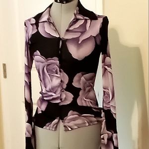 Rhapsody long sleeve button up Blouse